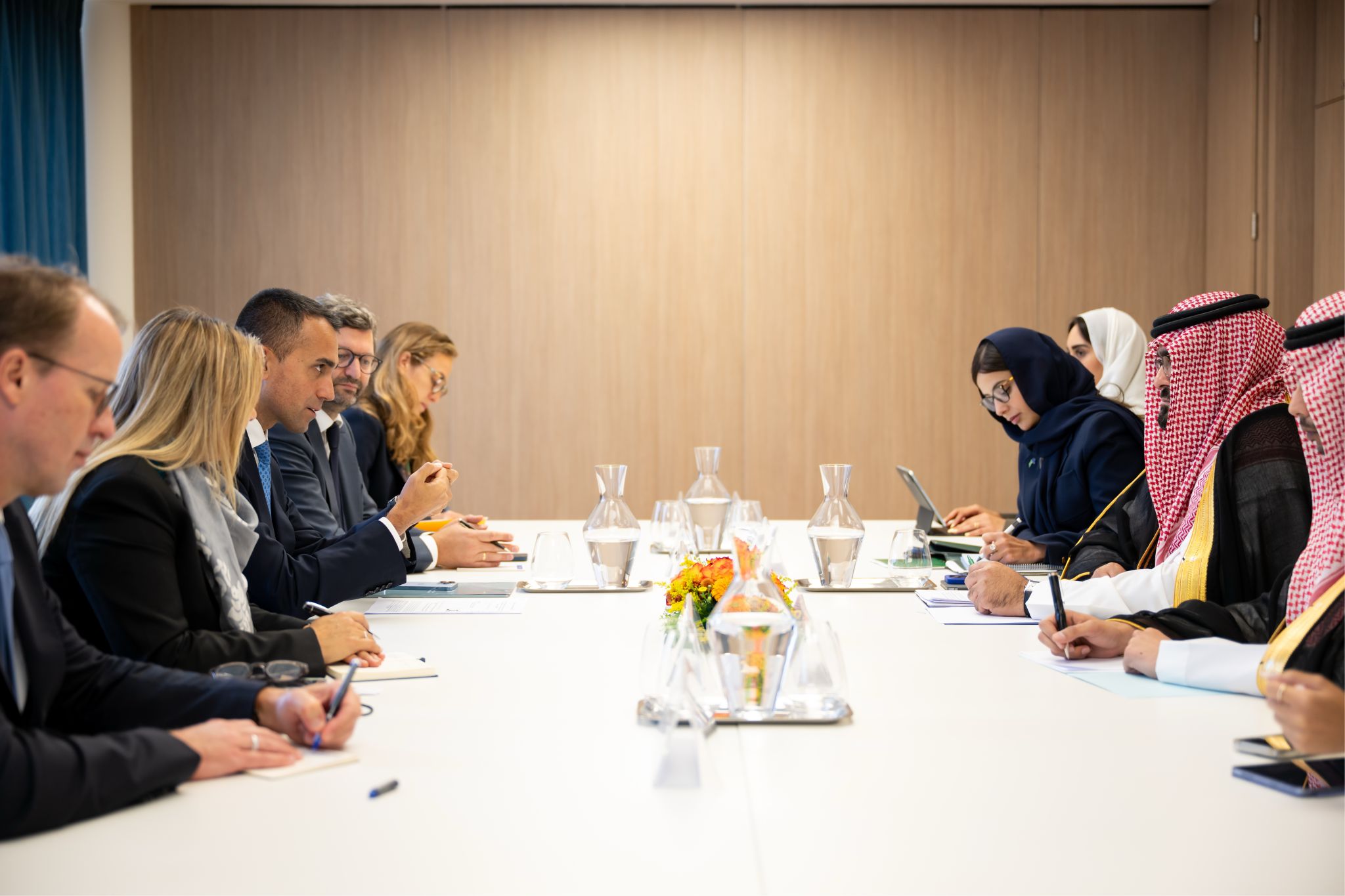 Minister of Economy and Planning meets with EU Special Representative for the Gulf region