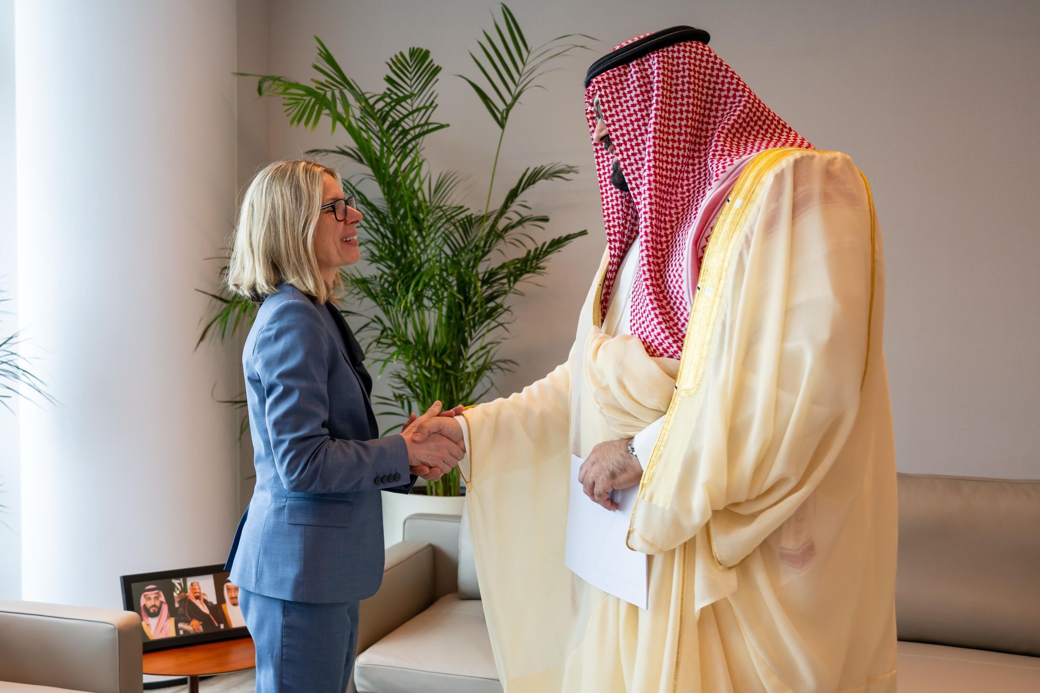 معالي وزير الاقتصاد والتخطيط يجتمع مع المدير المنتدب لشؤون العمليات بالبنك الدولي