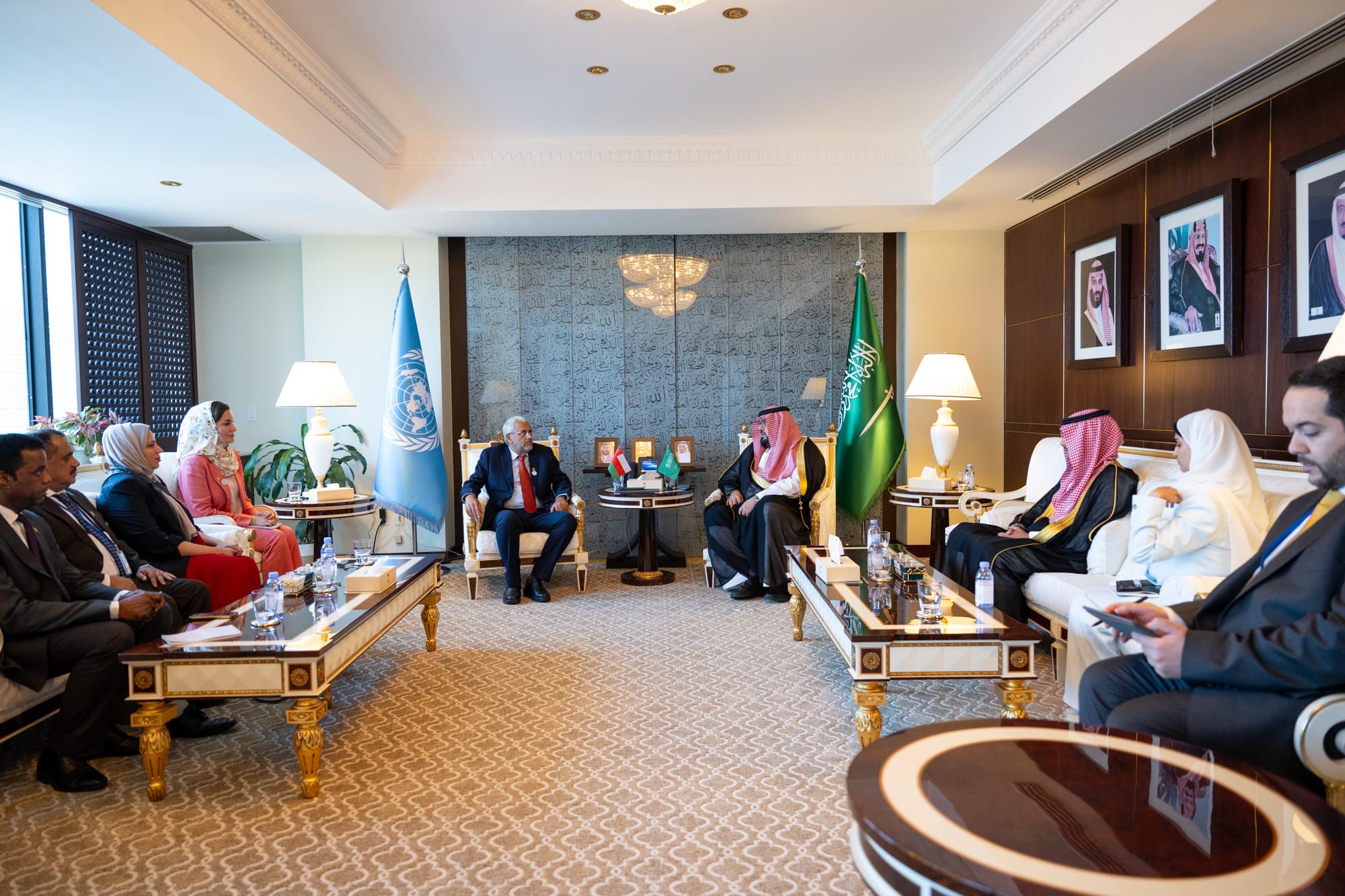 HE Minister of Economy and Planning Meets with HE Minister of Economy of Oman