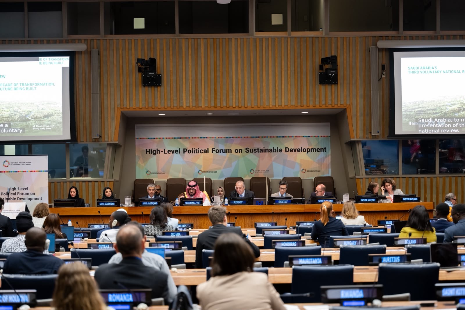 Saudi Arabia presents its third Voluntary National Review at the 2026 UN High-Level Political Forum on Sustainable Development
